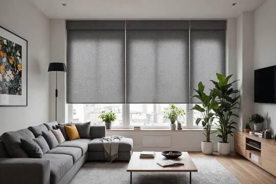 Solar Roller Shades left